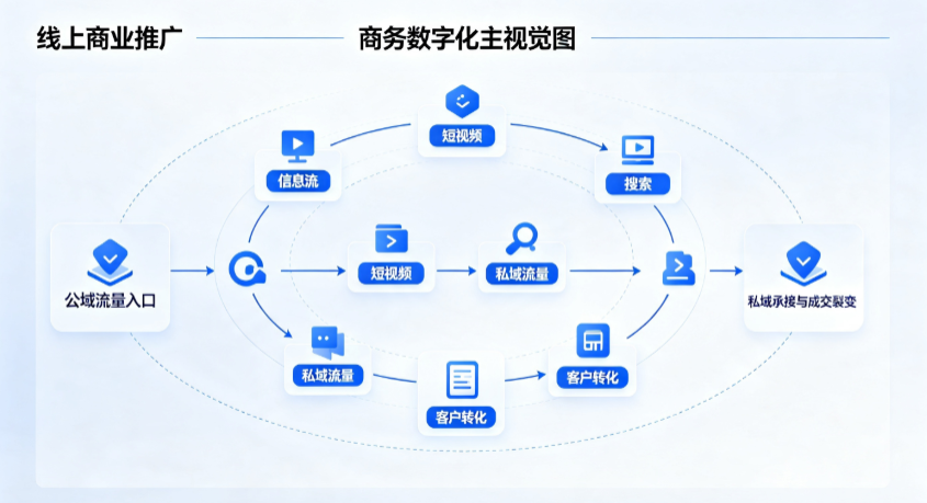 四子王旗线上商业推广怎么做？全域流量闭环搭建与低成本转化实战指南